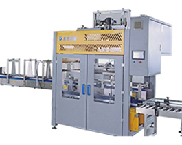 塑料桶自動裝箱機(jī)，機(jī)油防凍液20升大桶人工裝箱太累了！