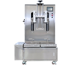 新上市雙頭稱重灌裝機(jī)運(yùn)行視頻，工廠實(shí)拍！